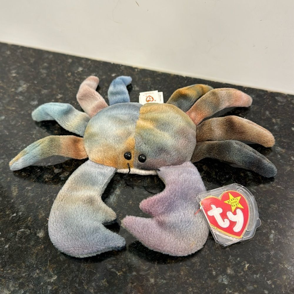 TY Beanie Baby “Claude” the Crab Colours Vary Retired Vintage MWMT (6 inch)